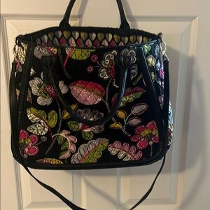 Vera Bradley Moon Blossoms Tote Bag with shoulder strap